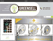 Tablet Screenshot of greensell.nl